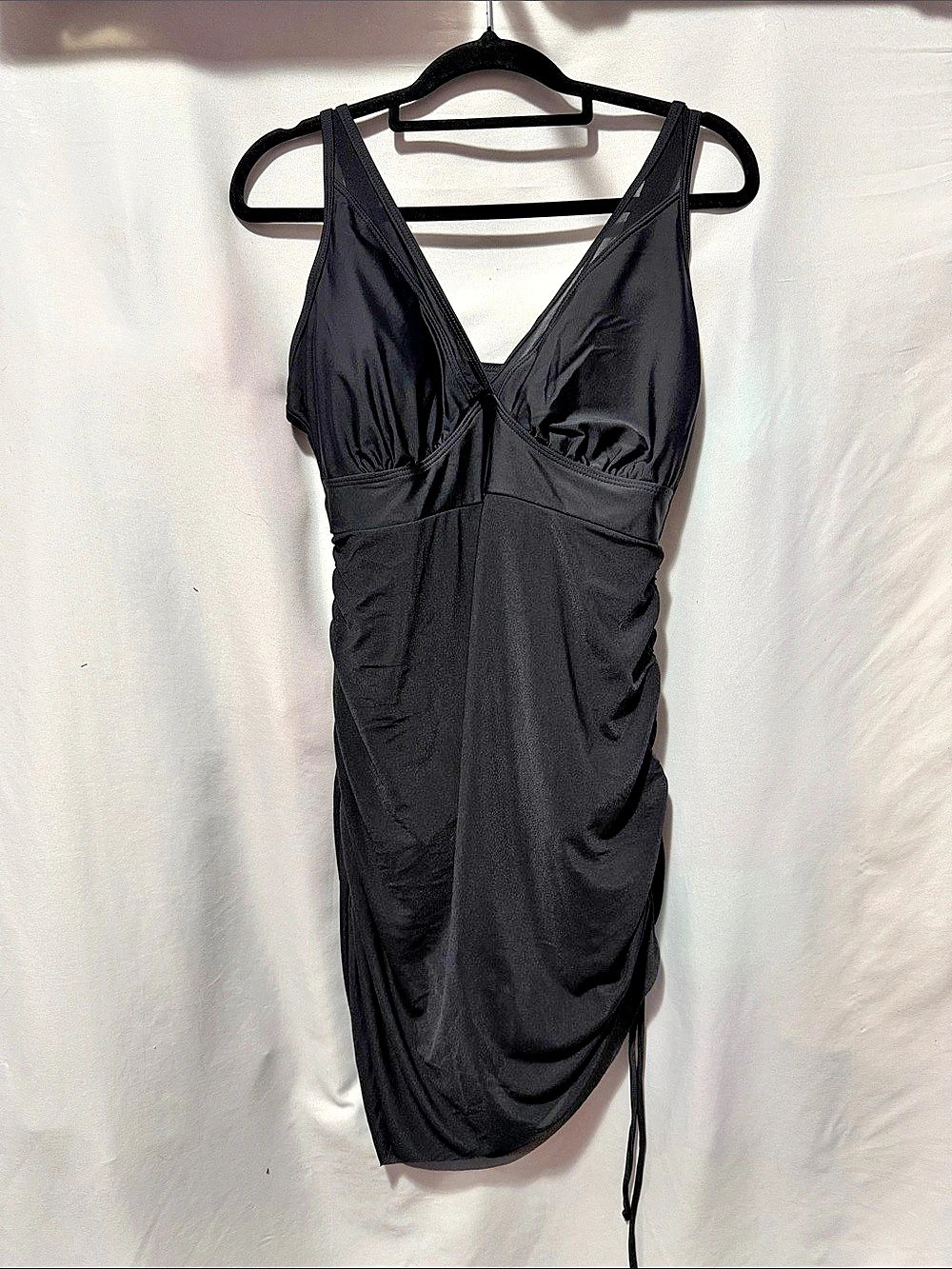Blooming Jelly Dress for Yourself Ruched Black One Piece Size Large Like New